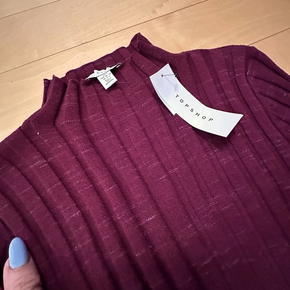 Topshop mock neck long sleeve - Picture 1 of 3